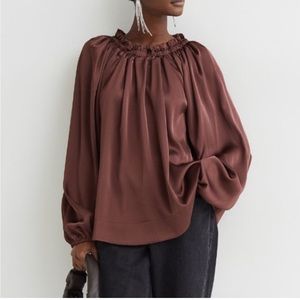 H&M balloon sleeve blouse